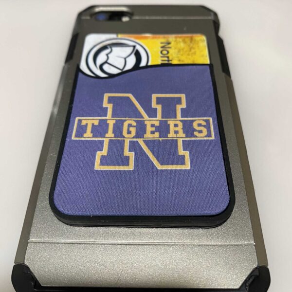 Northport Tigers Navy Cell Phone Card Caddy with card
